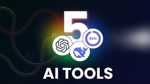 Top 5 productivity tools || AI Tools 