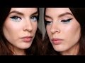 Makeup Tutorial: Winged Liner With Pastel Blue Accent