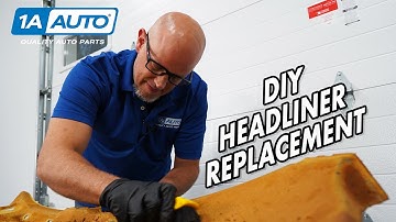 Saggy, Ripped Headliner? How to Replace the Headliner on Any Car or Truck!