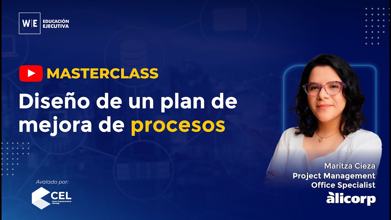 🔴Masterclass | Diseño de un plan de mejora de procesos 🔄📈