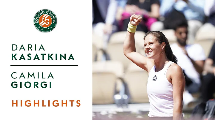 Daria Kasatkina vs Camila Giorgi - Round 4 Highlights I Roland-Garros 2022