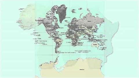 Map Projections and GIS in One Minute