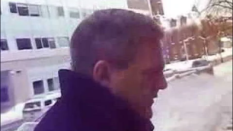 Premier David Alward is questioned by Blogger abou...