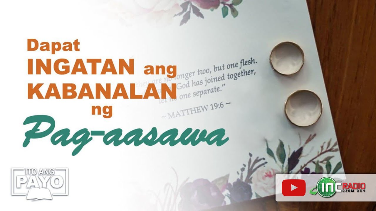 Dapat Ingatan ang Kabanalan ng Pag-aasawa  |  Ito ang Payo