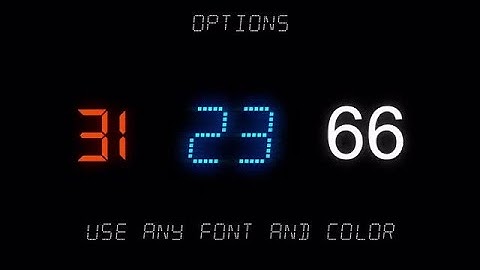 Number Counter After Effects Templates