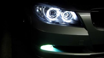 Welcome Light with HID Fog light, E90 325i non-LCI
