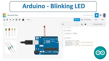 Blinking LED - Arduino I Blinking LED Circuit with Arduino I Tinker CAD Design
