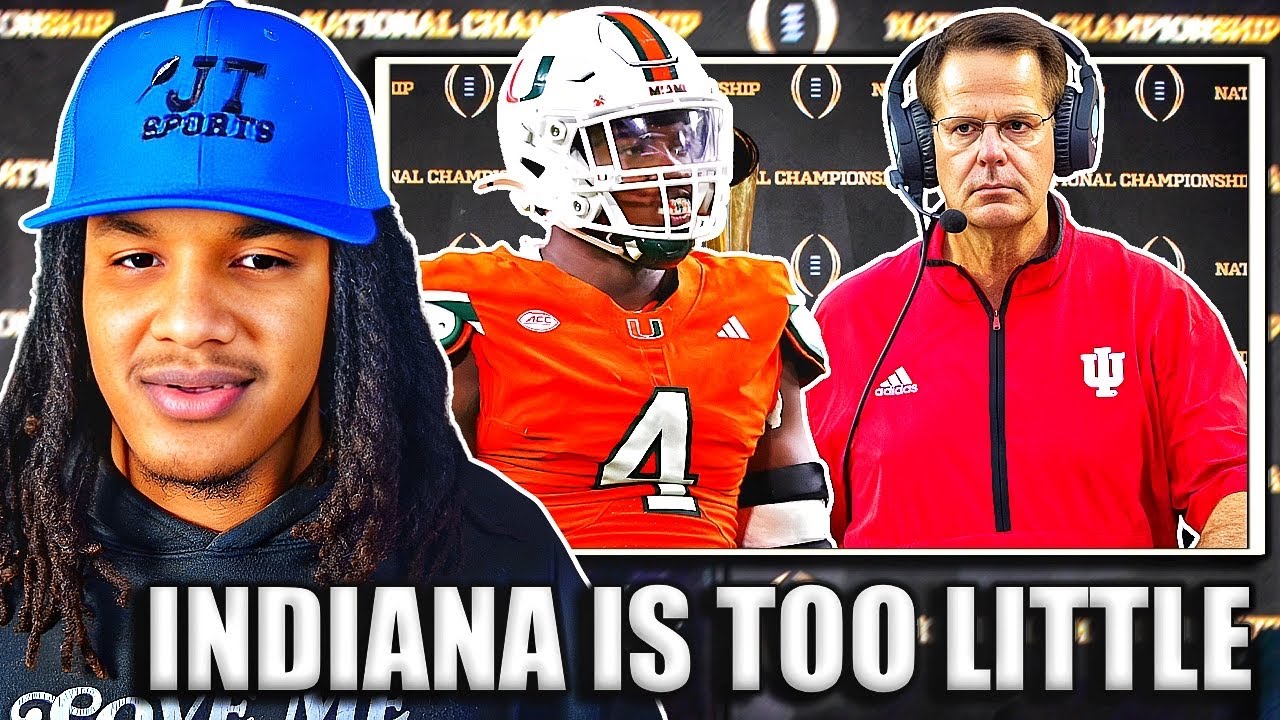 Miami Is Going To LITTLE BOY Indiana In The National Championship | National Championship Prediction