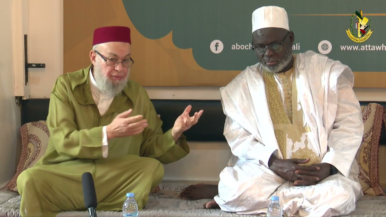 جلسة ترحيبية بشيخ قراء السنغال الشيخ المقرئ محمد الحسن بوصو بمدرسة ابن القاضي للقراءات