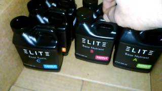 elite garden wholesale sample nutrients. /unboxing