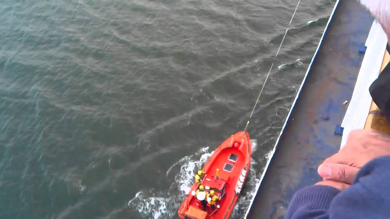 Ćwiczenia człowiek za butrą Stena Spirit