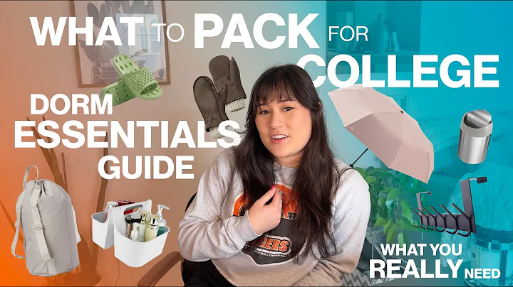 The ULTIMATE College Packing List | Dorm Essentials and Freshman Year Must-Haves