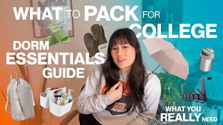 The ULTIMATE College Packing List | Dorm Essentials and Freshman Year Must-Haves