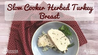 Slow cooker herbed turkey breast