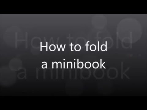 How to fold a minibook