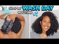 IT'S WASH DAY!!! MY SIMPLE NATURAL HAIR ROUTINE!! | START TO FINISH!