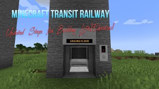 Minecraft Transit Railway How to build a lift/elevator! (Updated as of v3.1.3)