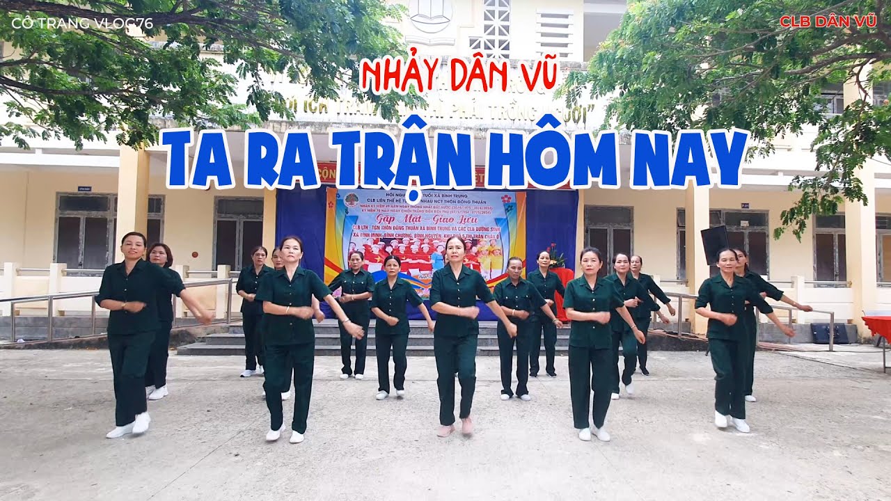 NHẢY DÂN VŨ - TA ĐI GIỮA MÙA XUÂN - Giao Lưu CLB Dân Vũ  Xã Bình Trung | Quảng Ngãi |