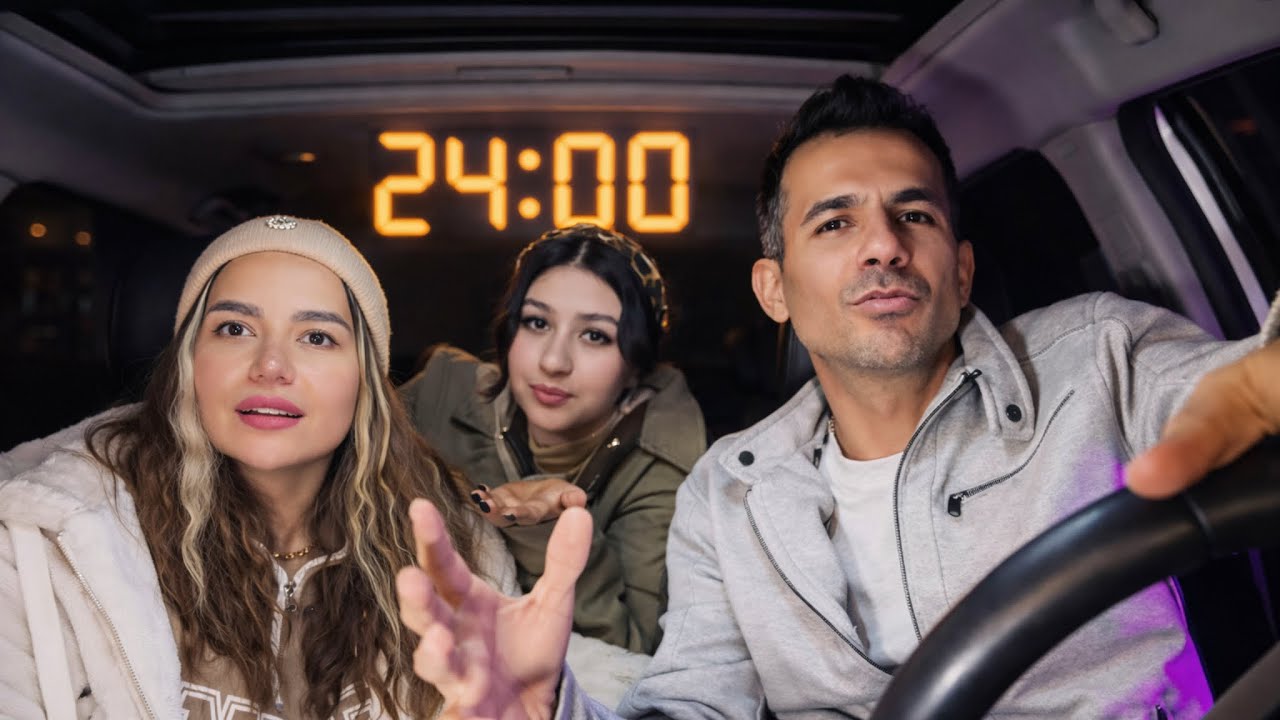 ۲۴ساعت توی خیابون😢توی ماشین خوابیدیم(ویدیو ۲ ماه پیش رکورد شده)