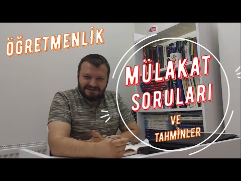 Video: Yedek öğretmen mülakatında hangi sorular sorulur?