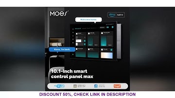 MOES Tuya Smart Home Control Panel Max 10.1inch Touch Screen with Bluetooth Zigbee Gateway Built-in