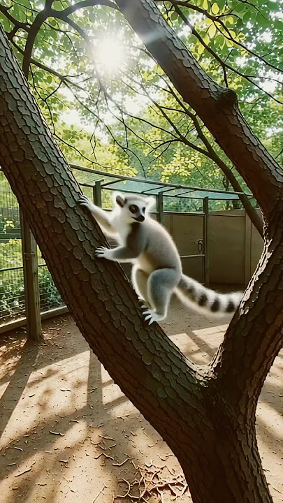 Madagascar Lemur: Most Endangered Conservation Status #shorts
