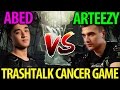 Arteezy [OD] vs Abed [Invoker] Dota2 Trash Talk Cancer Game- 8312MMR vs 8559MMR 