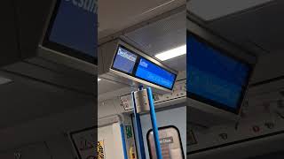 thameslink class 700 sutton annoncement from farringdon 28/11/2025