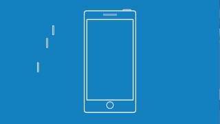 iPhone wireframe animation