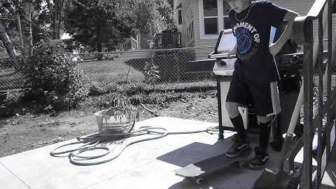 pop shuvit to boardslide