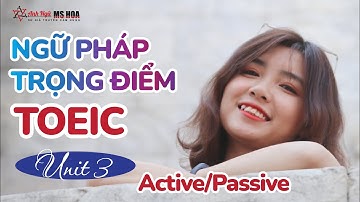 [Ngữ Pháp TĐ] Làm Chủ Thể Chủ Động Bị Động| Anh ngữ Ms Hoa