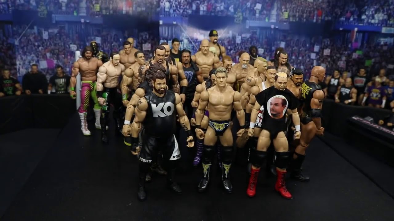 Most Dengerous 55 MAN WWE FIGURE BATTLE ROYAL!