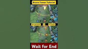 Bruno Tower Tutorial Mobile legends #ml2b #bruno #mlbb #shorts #tutorial