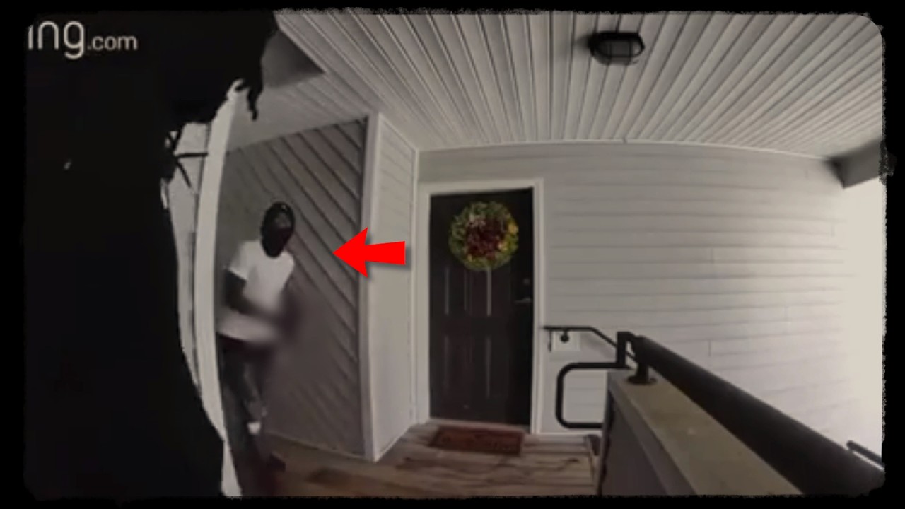 Top 14 Most Terrifying Things Caught on Doorbell camera - YouTube