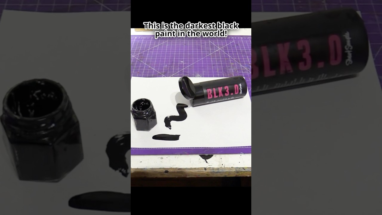 Using the World’s Blackest Paint Ever on Boris Puppet! 