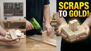 LAMINATE SCRAPS INTO GOLD! 7 Amazing DIY Woodworking Projects!