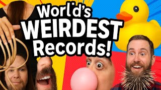 Top 10 Weirdest Guinness World Records You Won’t Believe Exist! #Top10 #WeirdestRecords