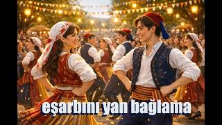 Eşarbini Yan Bağlama Anatolia Folk Musıc