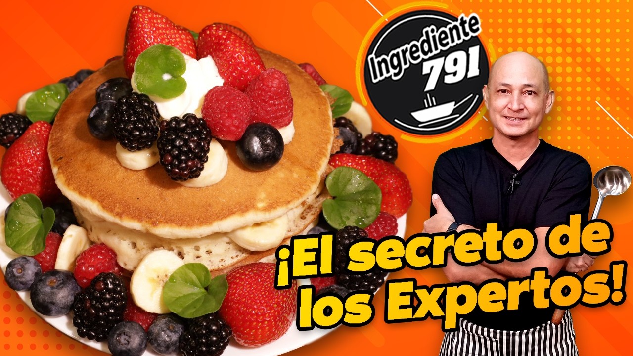 🥞 La RECETA SECRETA para HOT CAKES Super Esponjosos, Suaves y Doraditos
