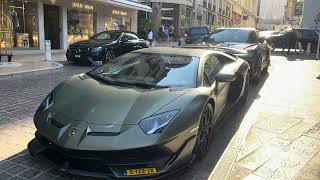 Army Green Lamborghini Aventador & Lamborghini Urus Enjoy A European Summer In Monaco