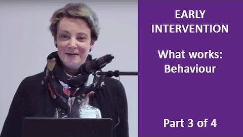 What works to support parent-child relationships: part 3 of 4 – behaviour