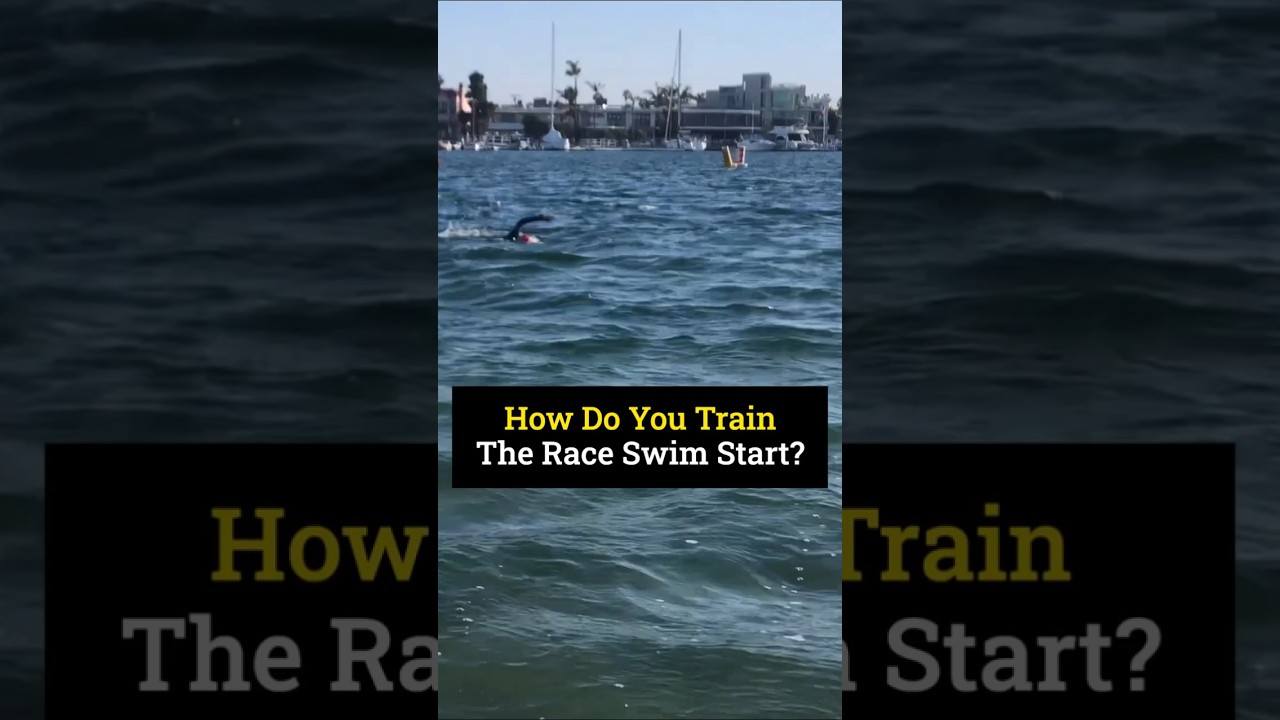 How Do You Train The Tri Race Swim Start? #openwaterswimming #triathlonswimming #ironmantraining