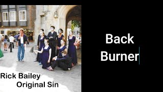 Back Burner Boiling Over from the Original Sin album by Rick Bailey