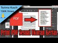 Cara Print PDF Sesuai Ukuran Kertas | Adobe Acrobat Reader DC • Simple News Video