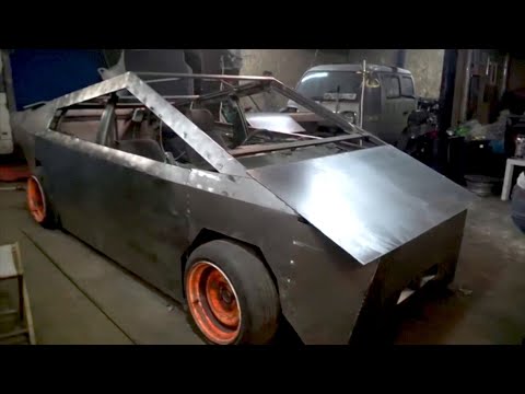 Tesla Or Lada? Moscow Car Hobbyist Turns Jalopy Into Cybertruck