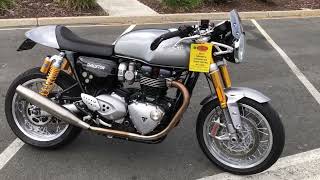 Contra Costa Powersports-Used 2017 Triumph Thruxton R 1200 retro sport twin motorcycle