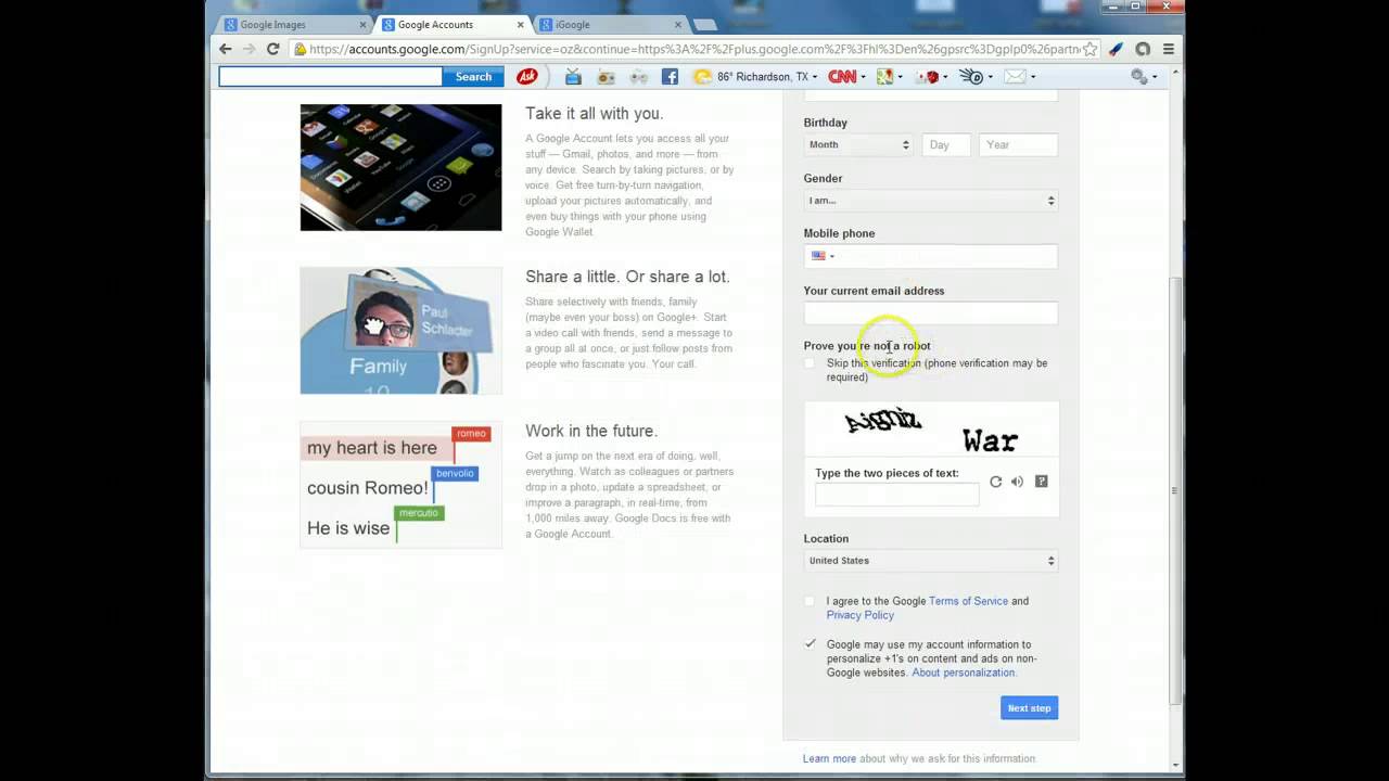 How to Set up GMail for HangOut