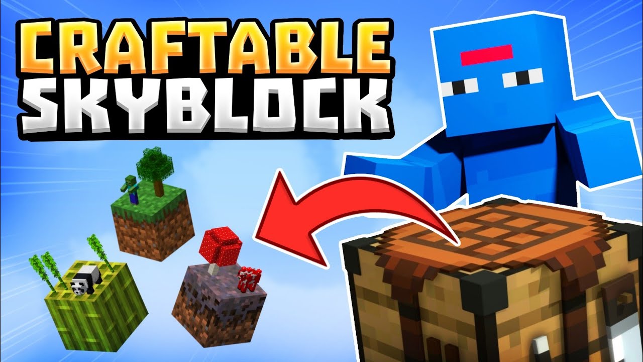 Skyblock but I have to craft my islands!