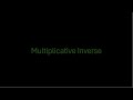 Mathematics of Cryptology - Part 3: Multiplicative Inverse