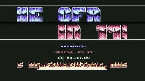 CFA Intro 1989 ! Commodore 64 (C64)
